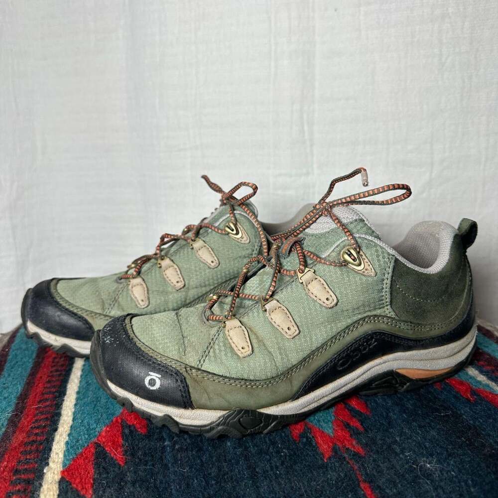 Oboz Women's Green and Black Trainers